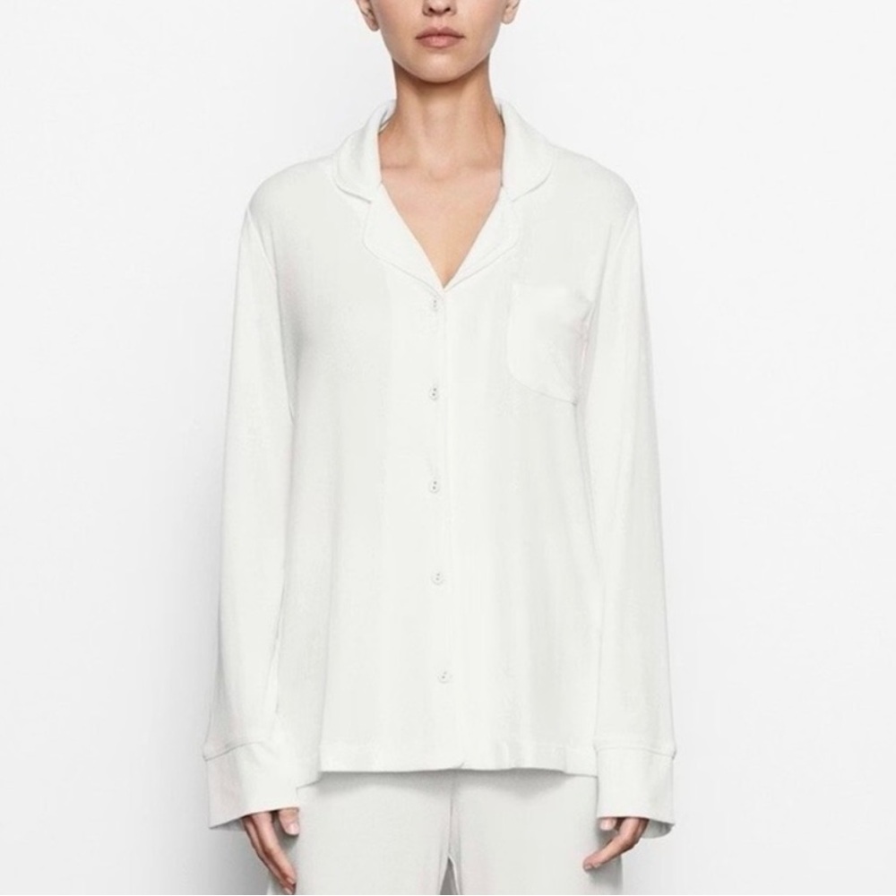 SKIMS Soft Lounge Sleep Top - Marble